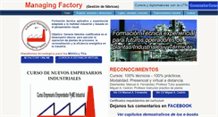 Desktop Screenshot of managingfactory.com